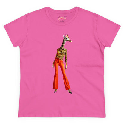 GIRASOL Women's Midweight Cotton Tee - 6 Colors Available