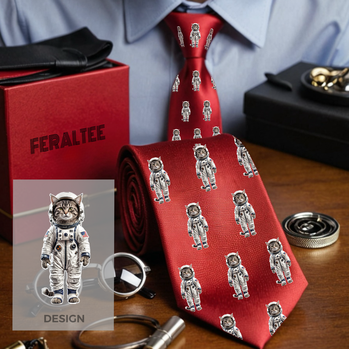 Corbata personalizada con diseño de MAURICE/SPACE COWBOY