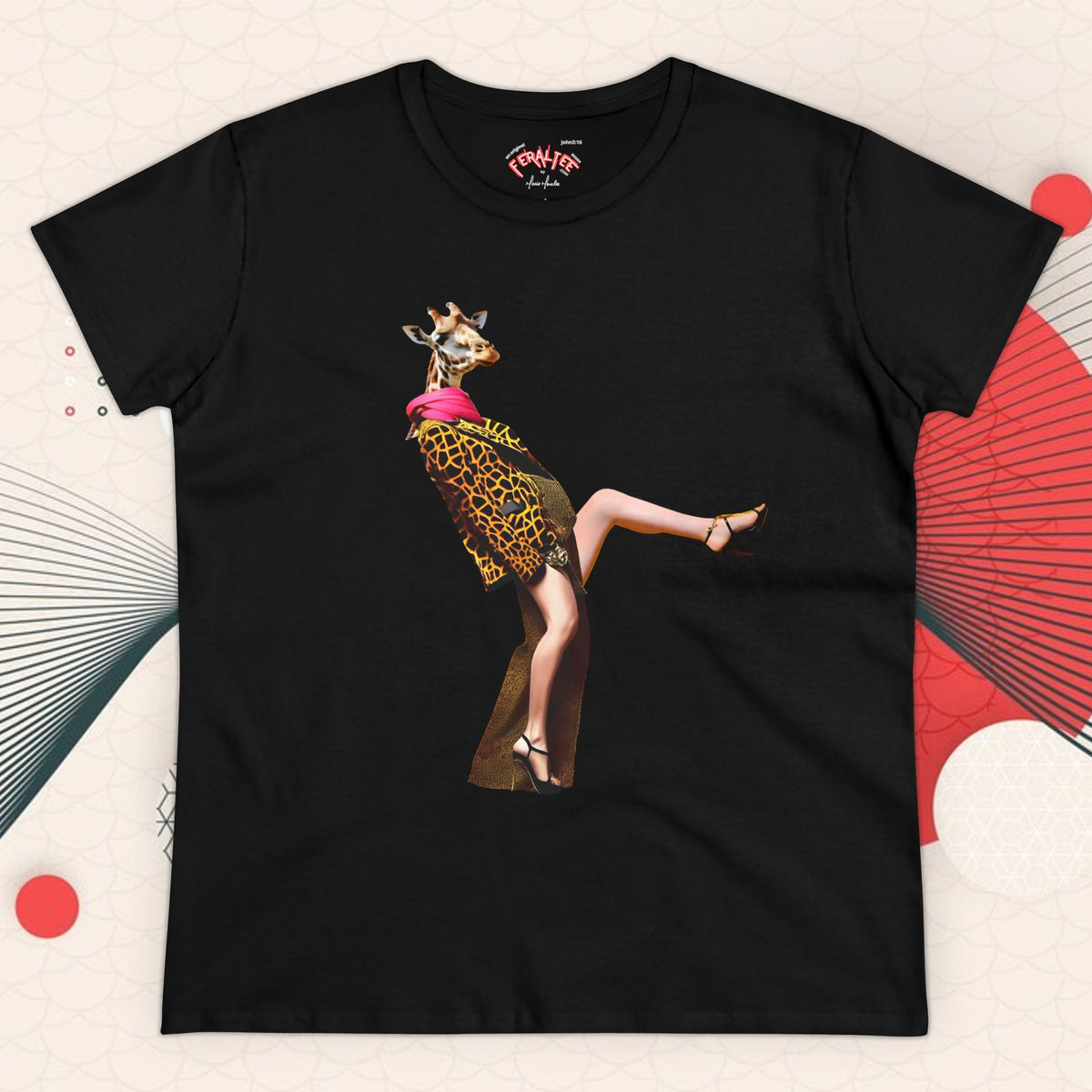 Camiseta de algodón de peso medio para mujer de ALTA MODA