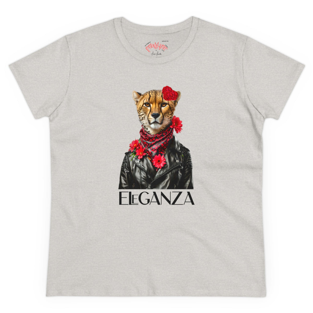 ELEGANZA 2 Women's Midweight Cotton Tee