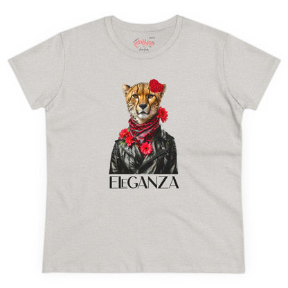 ELEGANZA 2 Women's Midweight Cotton Tee