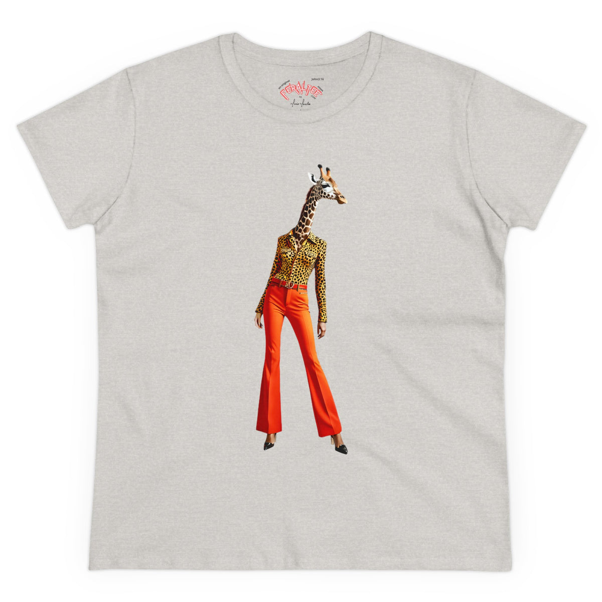 GIRASOL Women's Midweight Cotton Tee - 6 Colors Available