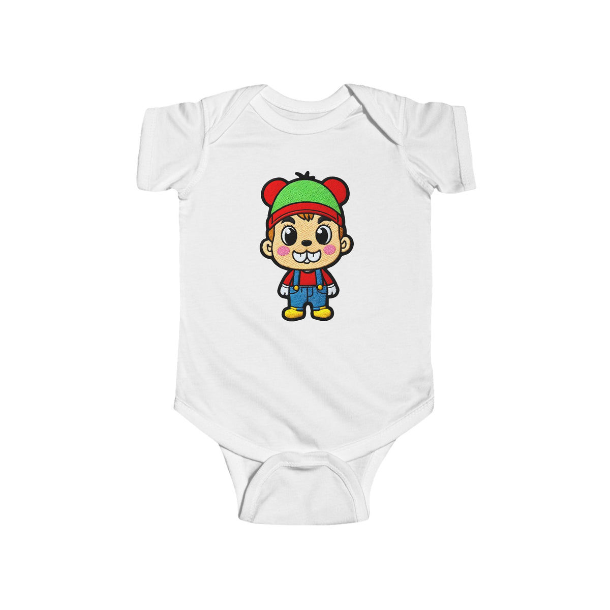 SUPER MARKO Infant Fine Jersey Bodysuit NB: 0 - 24 mo