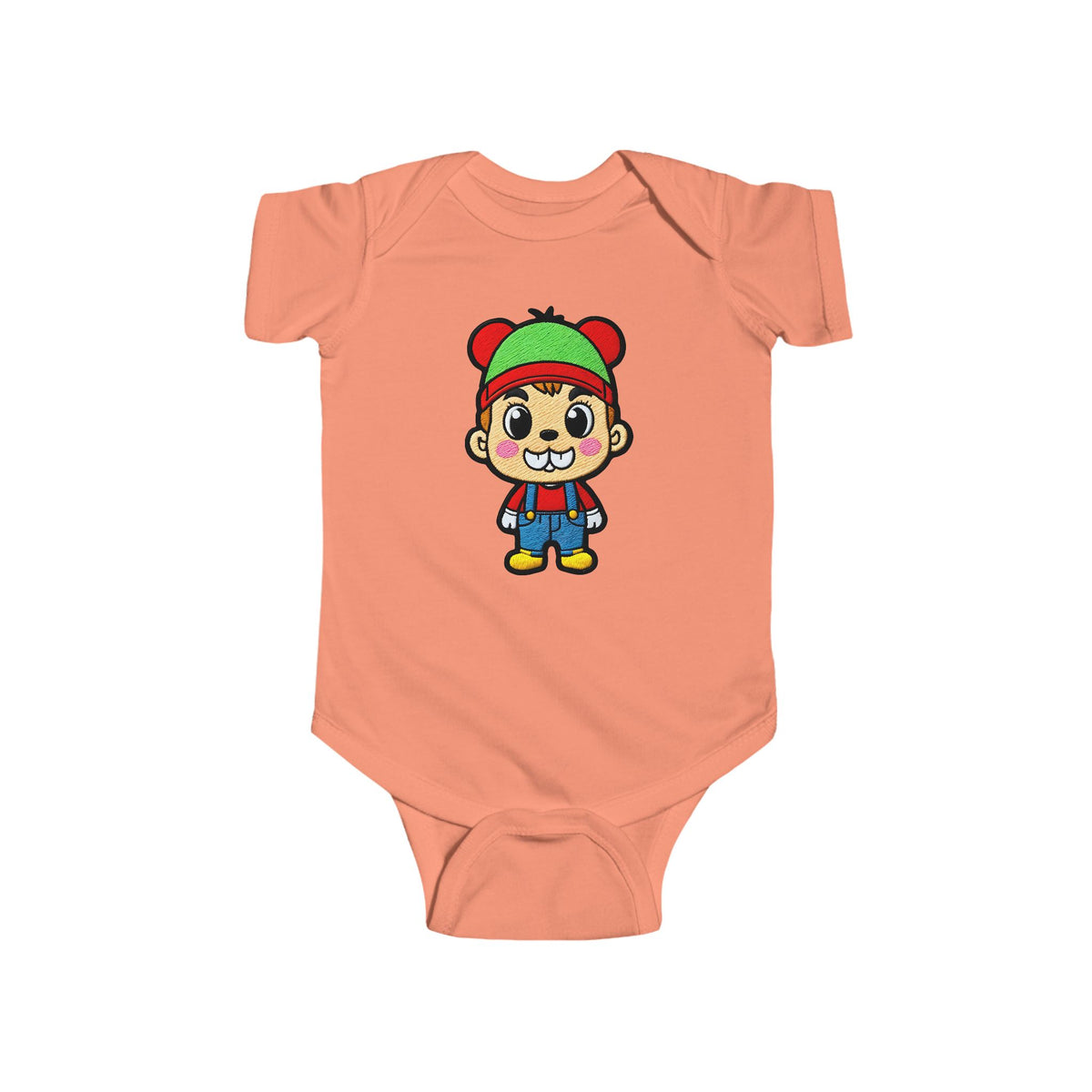 SUPER MARKO Infant Fine Jersey Bodysuit NB: 0 - 24 mo