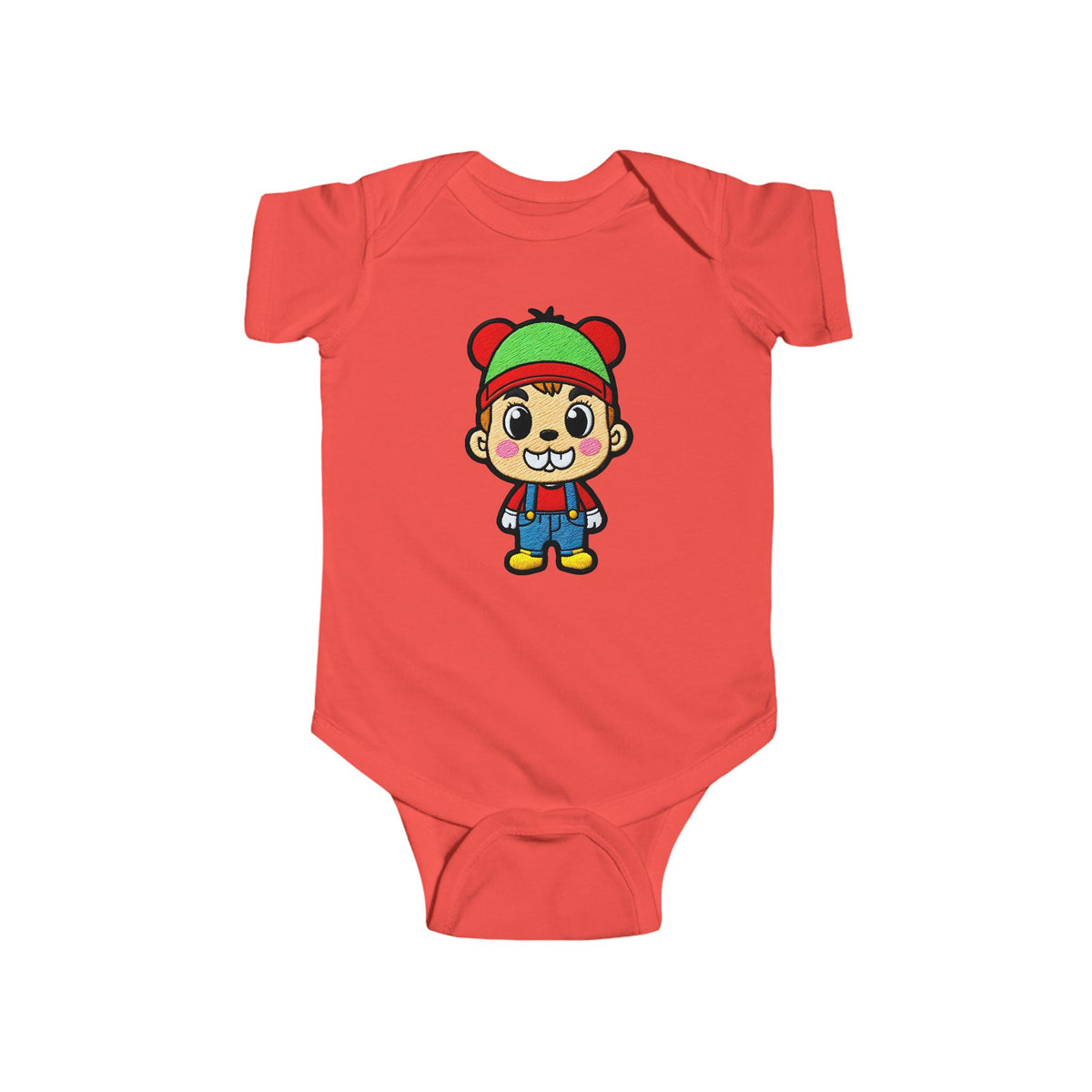 SUPER MARKO Infant Fine Jersey Bodysuit NB: 0 - 24 mo