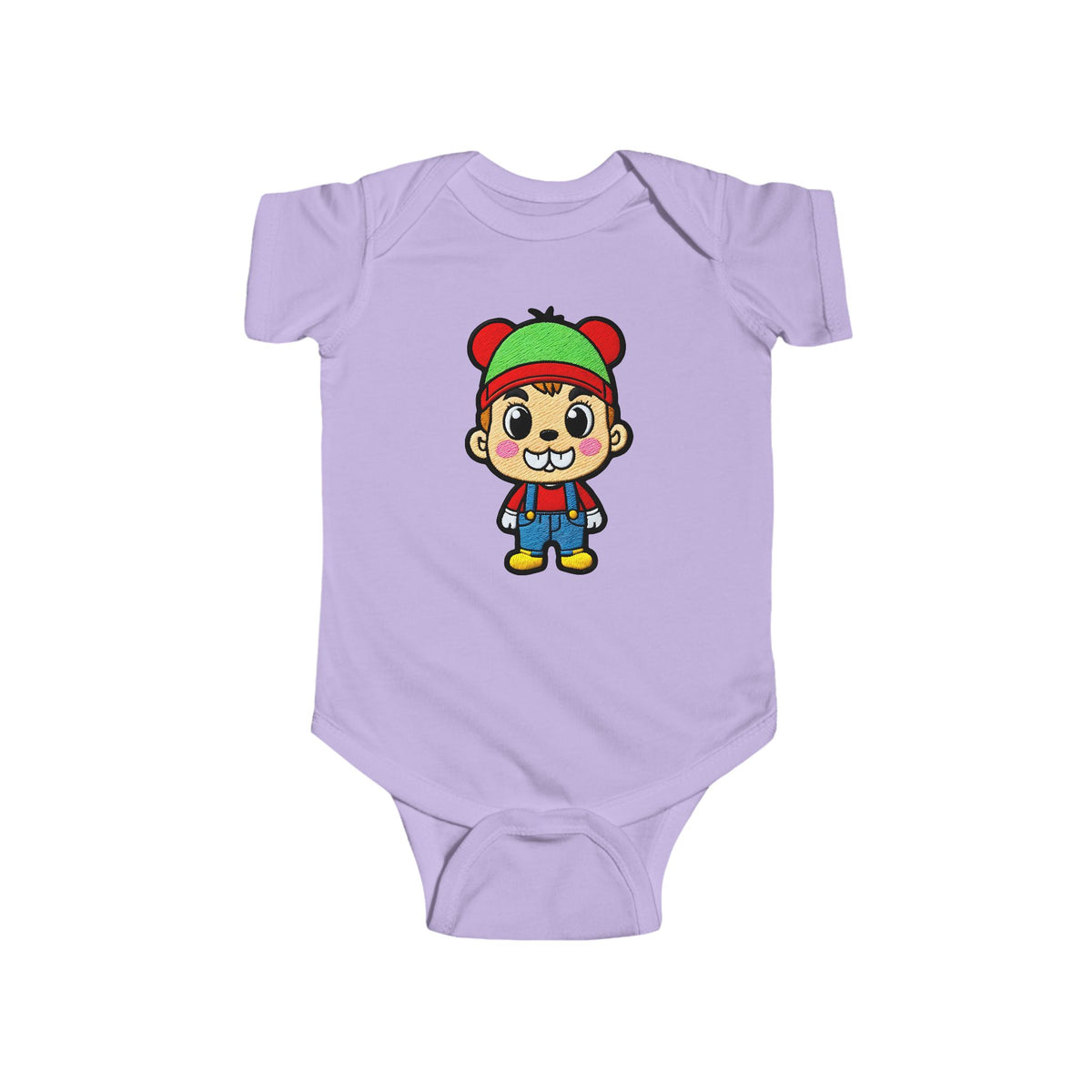 SUPER MARKO Infant Fine Jersey Bodysuit NB: 0 - 24 mo