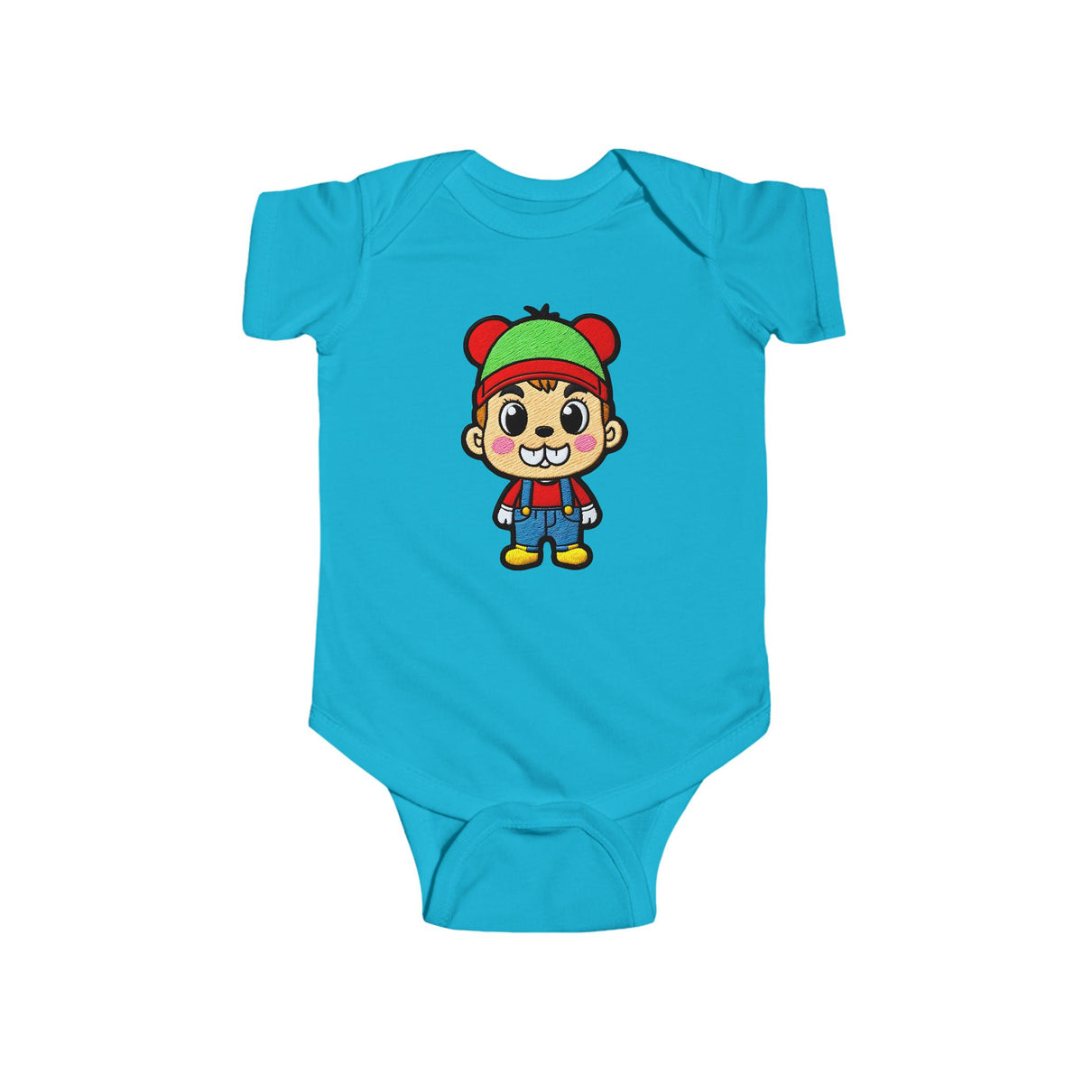 SUPER MARKO Infant Fine Jersey Bodysuit NB: 0 - 24 mo