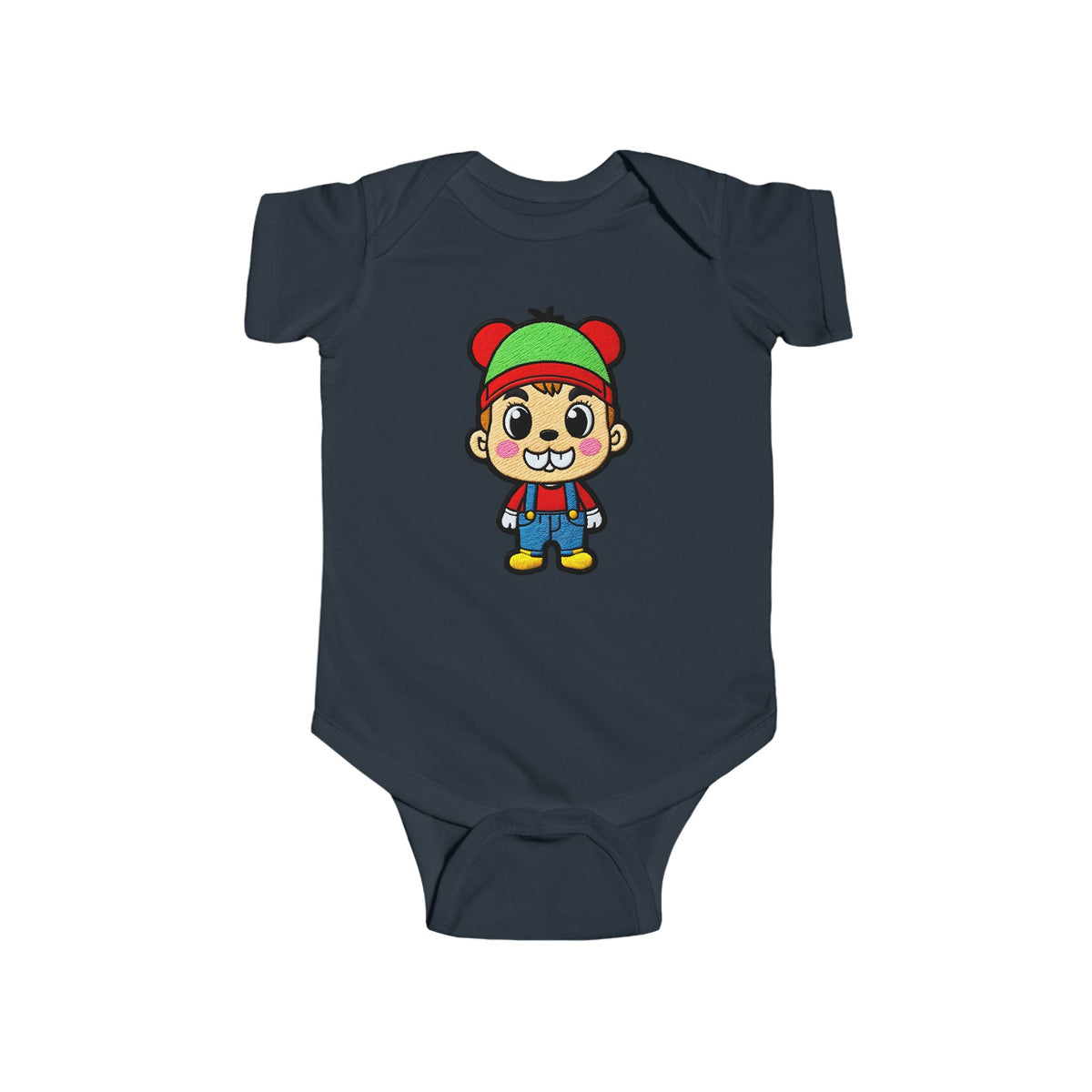 SUPER MARKO Infant Fine Jersey Bodysuit NB: 0 - 24 mo
