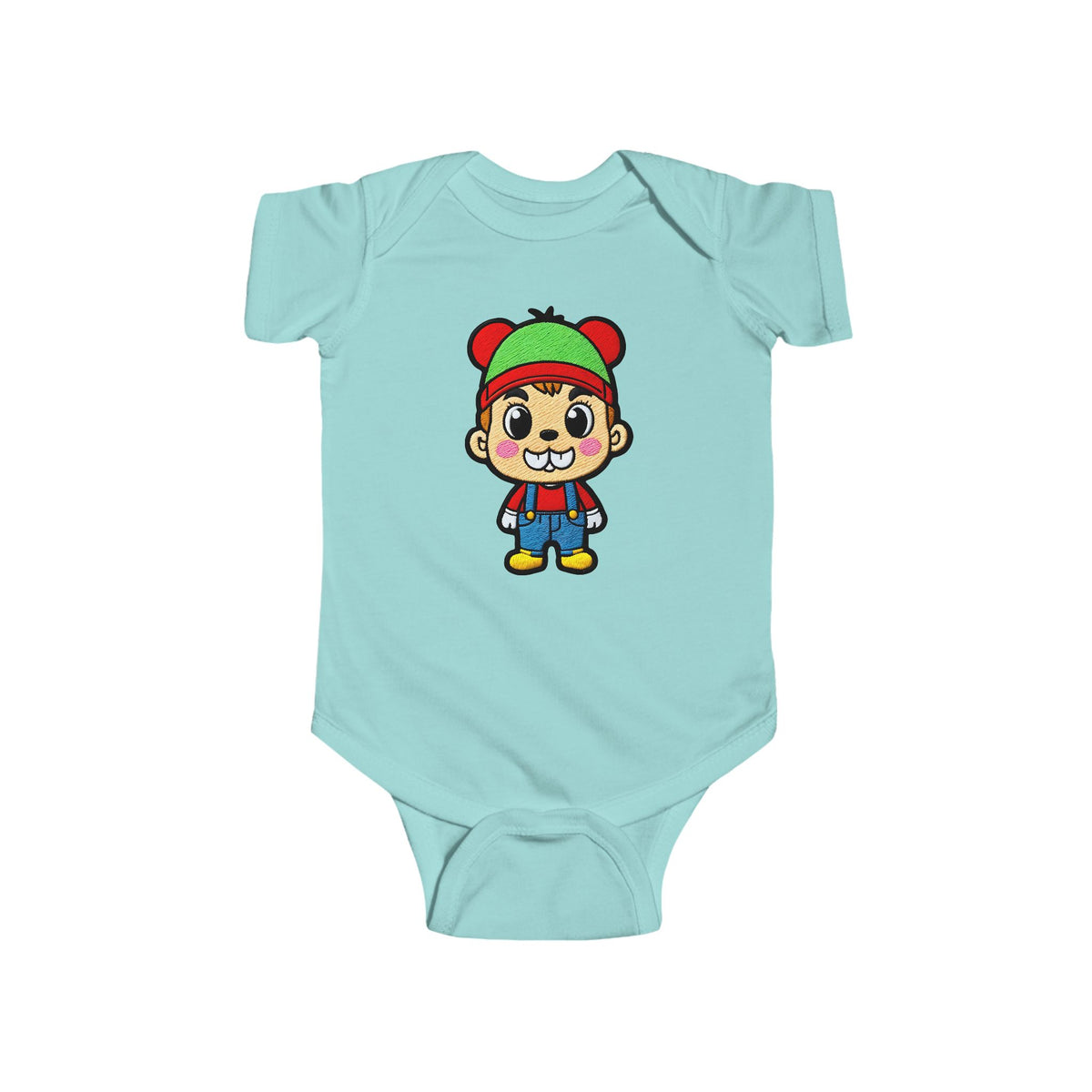 SUPER MARKO Infant Fine Jersey Bodysuit NB: 0 - 24 mo