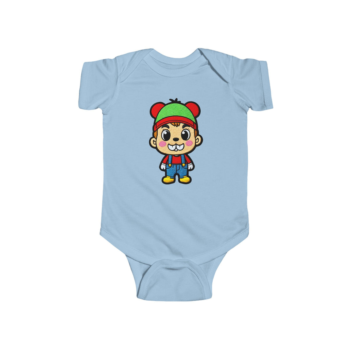 SUPER MARKO Infant Fine Jersey Bodysuit NB: 0 - 24 mo