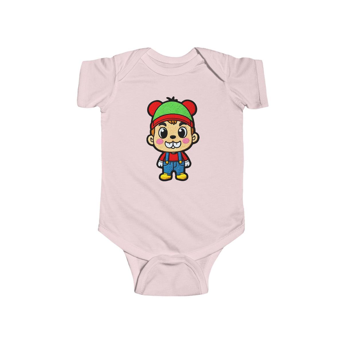 SUPER MARKO Infant Fine Jersey Bodysuit NB: 0 - 24 mo