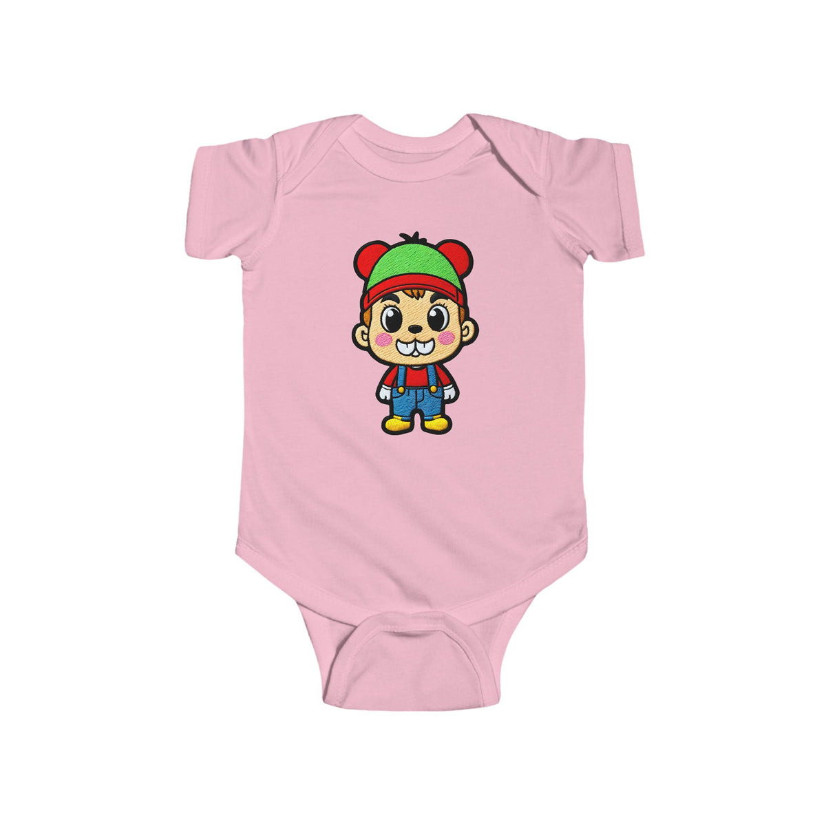 SUPER MARKO Infant Fine Jersey Bodysuit NB: 0 - 24 mo