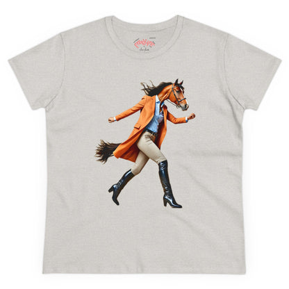 JUMENT Women's Midweight Cotton Tee - 6 Colors Available