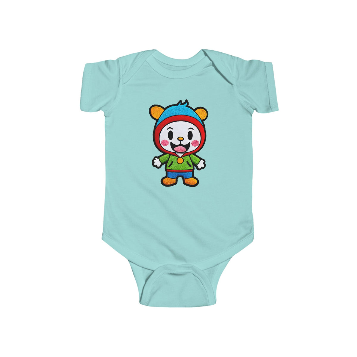 SMILEY Infant Fine Jersey Bodysuit NB: 0 - 24 mo