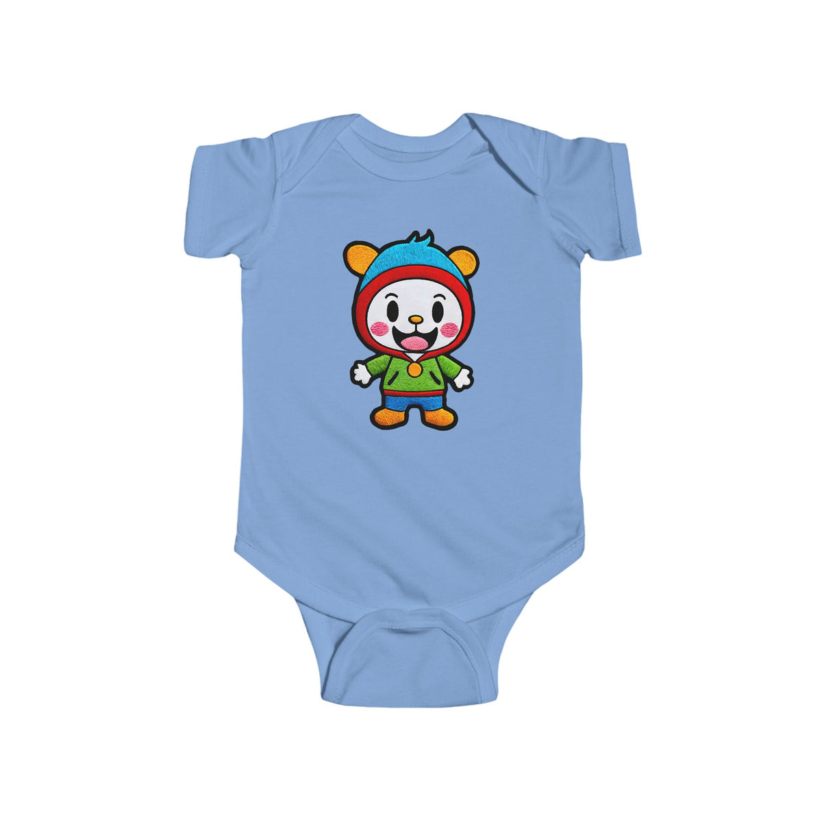 SMILEY Infant Fine Jersey Bodysuit NB: 0 - 24 mo