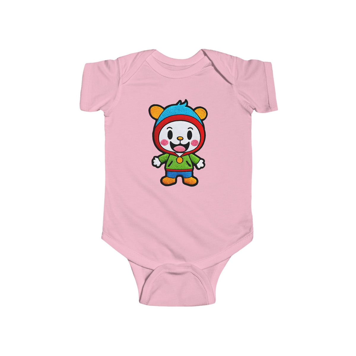 SMILEY Infant Fine Jersey Bodysuit NB: 0 - 24 mo