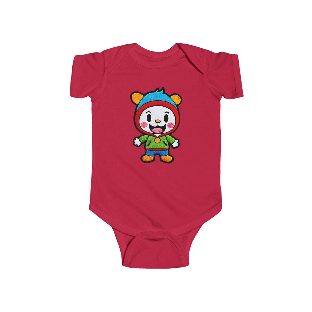 SMILEY Infant Fine Jersey Bodysuit NB: 0 - 24 mo