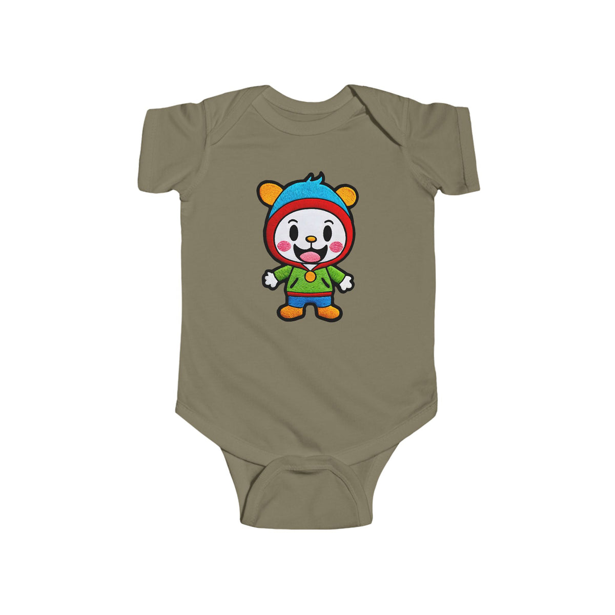 SMILEY Infant Fine Jersey Bodysuit NB: 0 - 24 mo