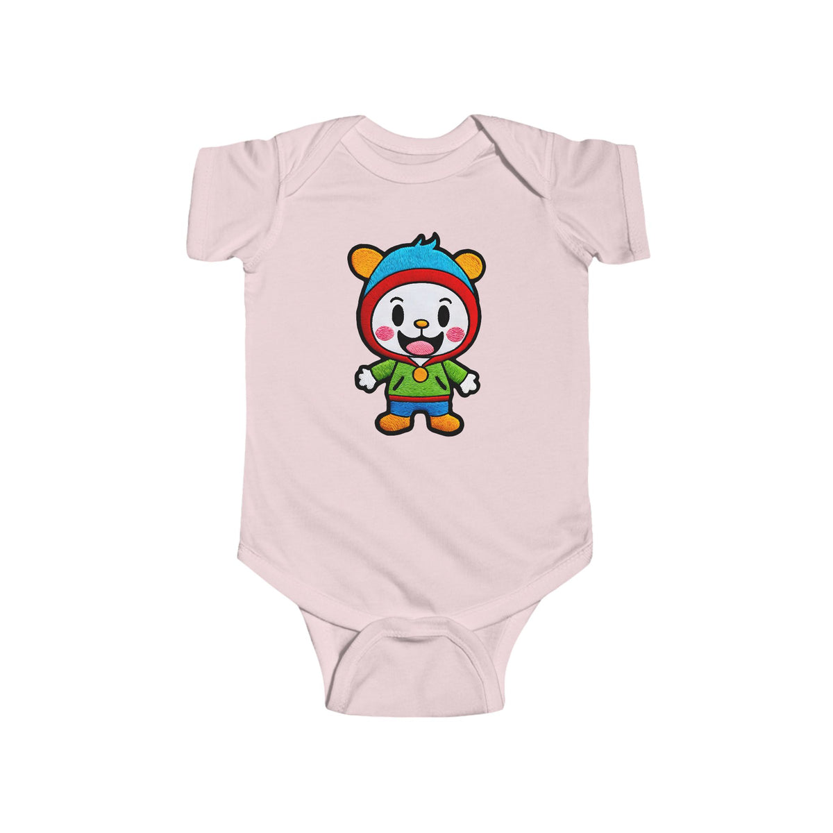 SMILEY Infant Fine Jersey Bodysuit NB: 0 - 24 mo