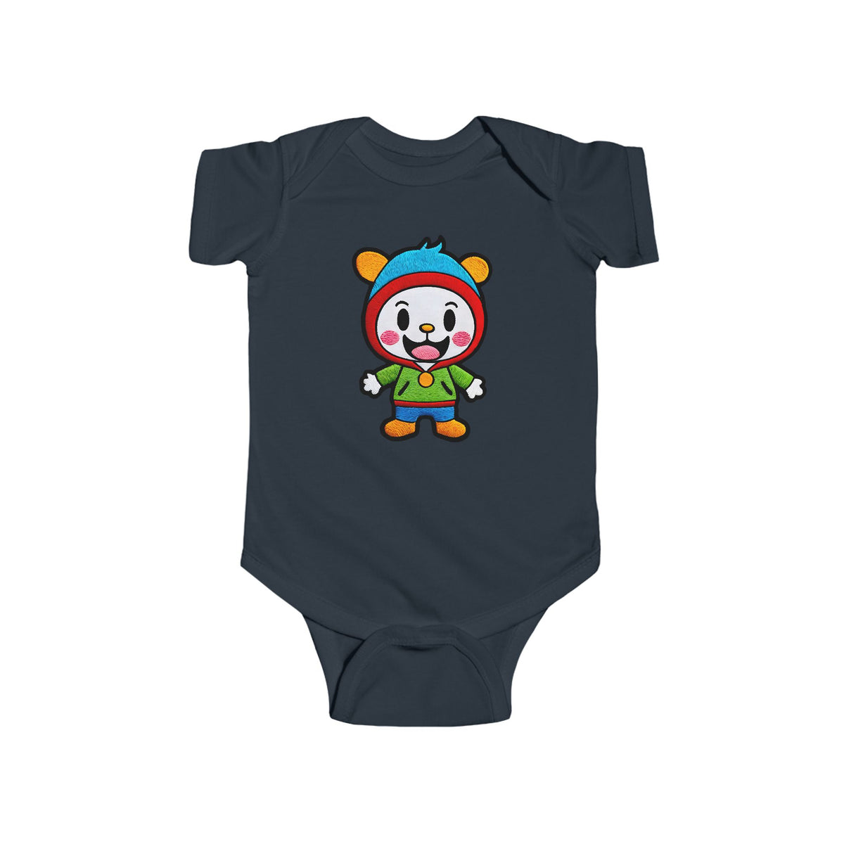 SMILEY Infant Fine Jersey Bodysuit NB: 0 - 24 mo