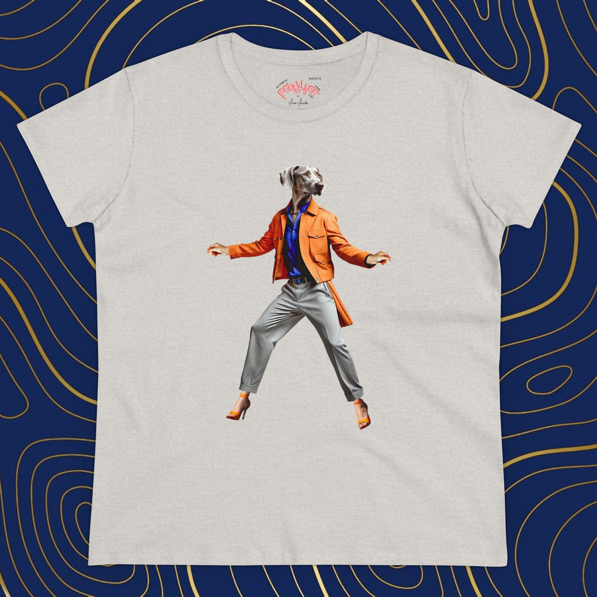 Camiseta de algodón de peso medio para mujer de VOGUE