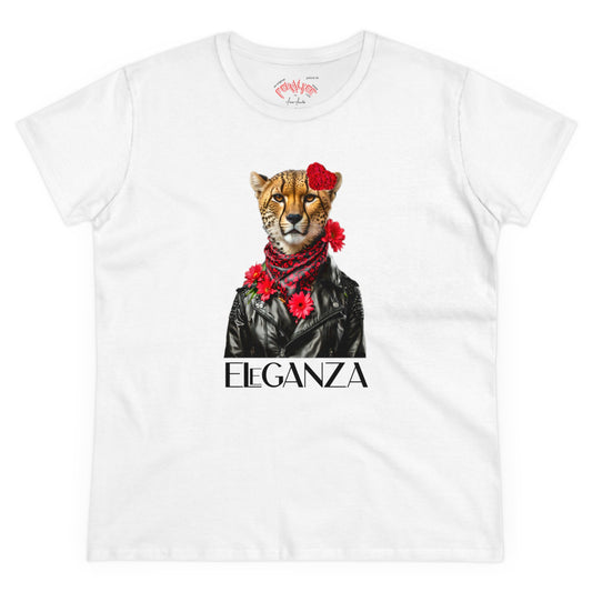 ELEGANZA 2 Women's Midweight Cotton Tee