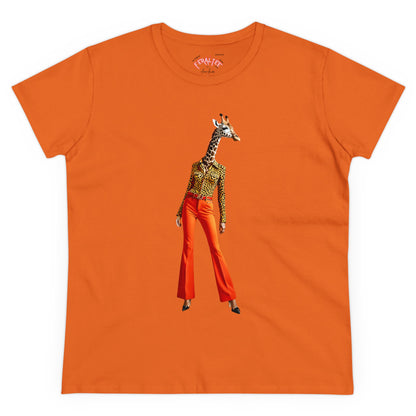 GIRASOL Women's Midweight Cotton Tee - 6 Colors Available