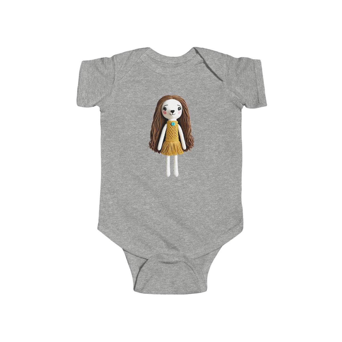 MOLLY Infant Fine Jersey Bodysuit NB: 0-24 mos