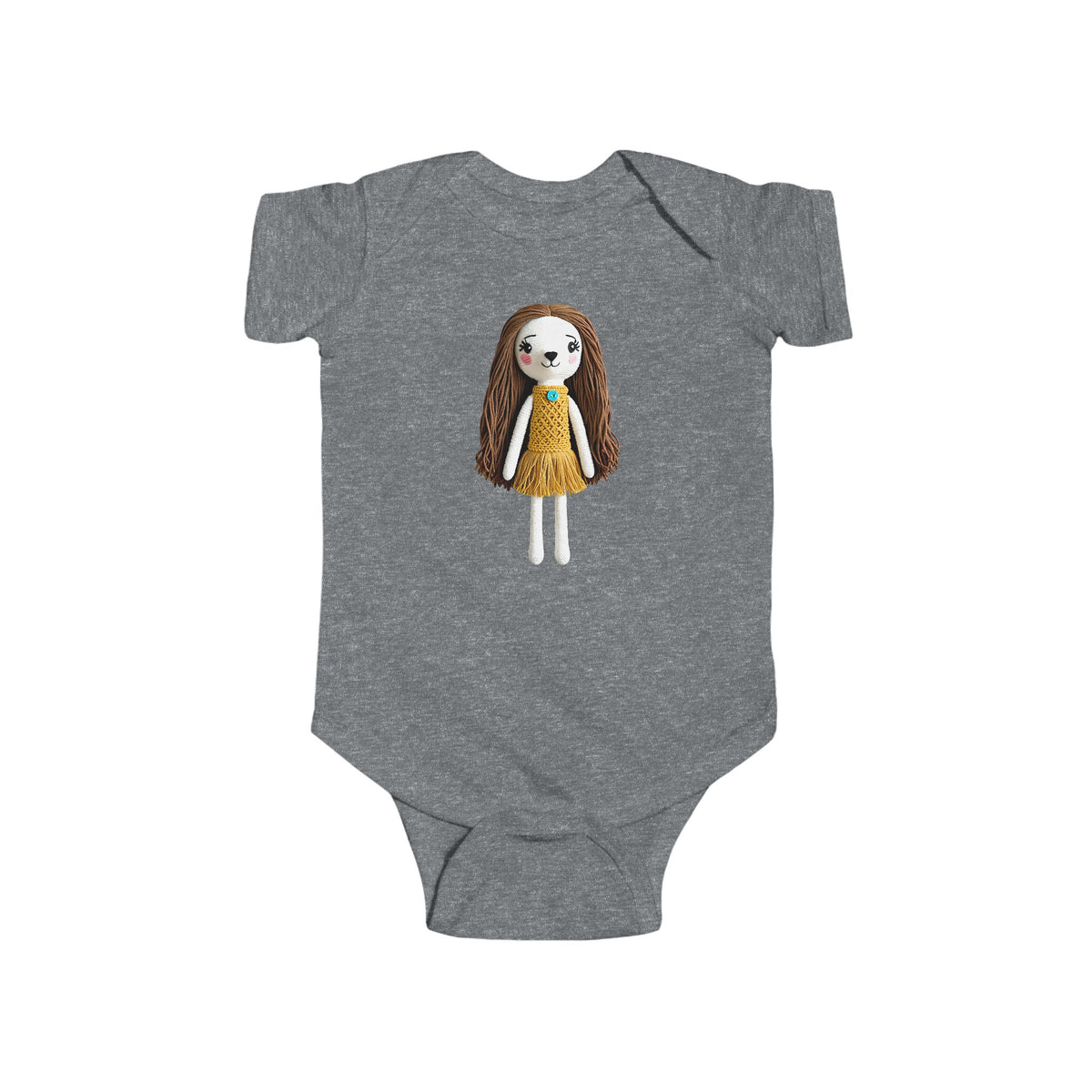 MOLLY Infant Fine Jersey Bodysuit NB: 0-24 mos