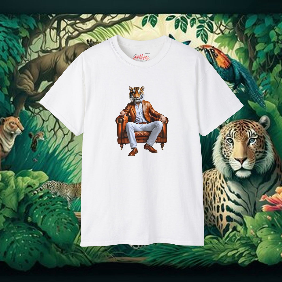 CROUCHING TIGER Unisex Ultra Cotton Tee