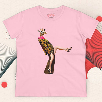 Camiseta de algodón de peso medio para mujer de ALTA MODA