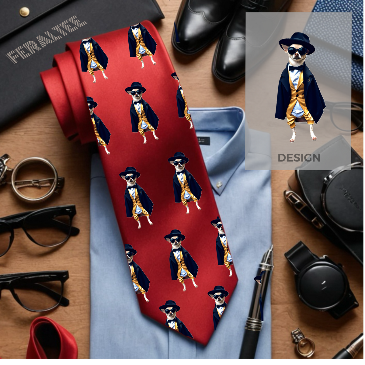 Corbata de diseño personalizado FASHIONISTA