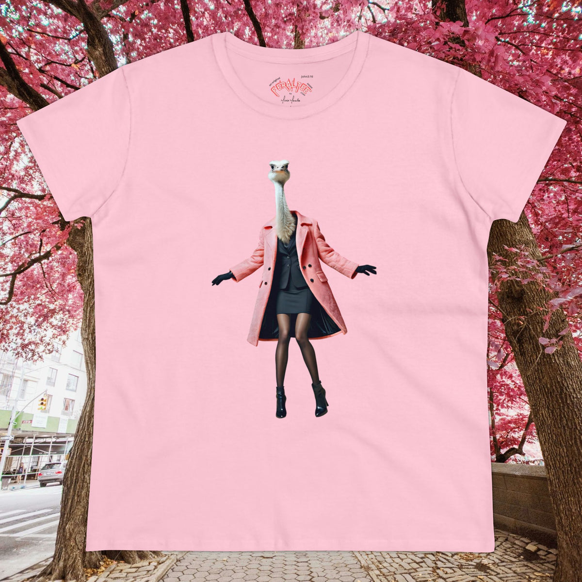 Camiseta de algodón de peso medio para mujer DUCHESS