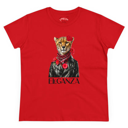 ELEGANZA 2 Women's Midweight Cotton Tee