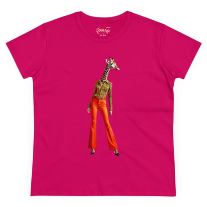 GIRASOL Women's Midweight Cotton Tee - 6 Colors Available
