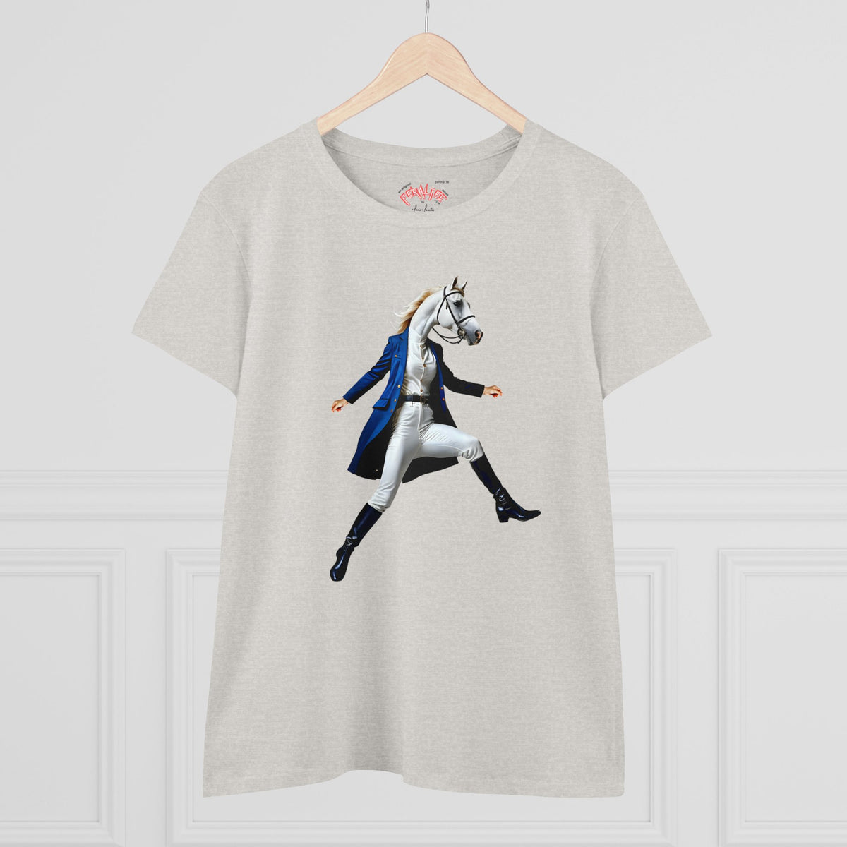 BELLE Women's Midweight Cotton Tee