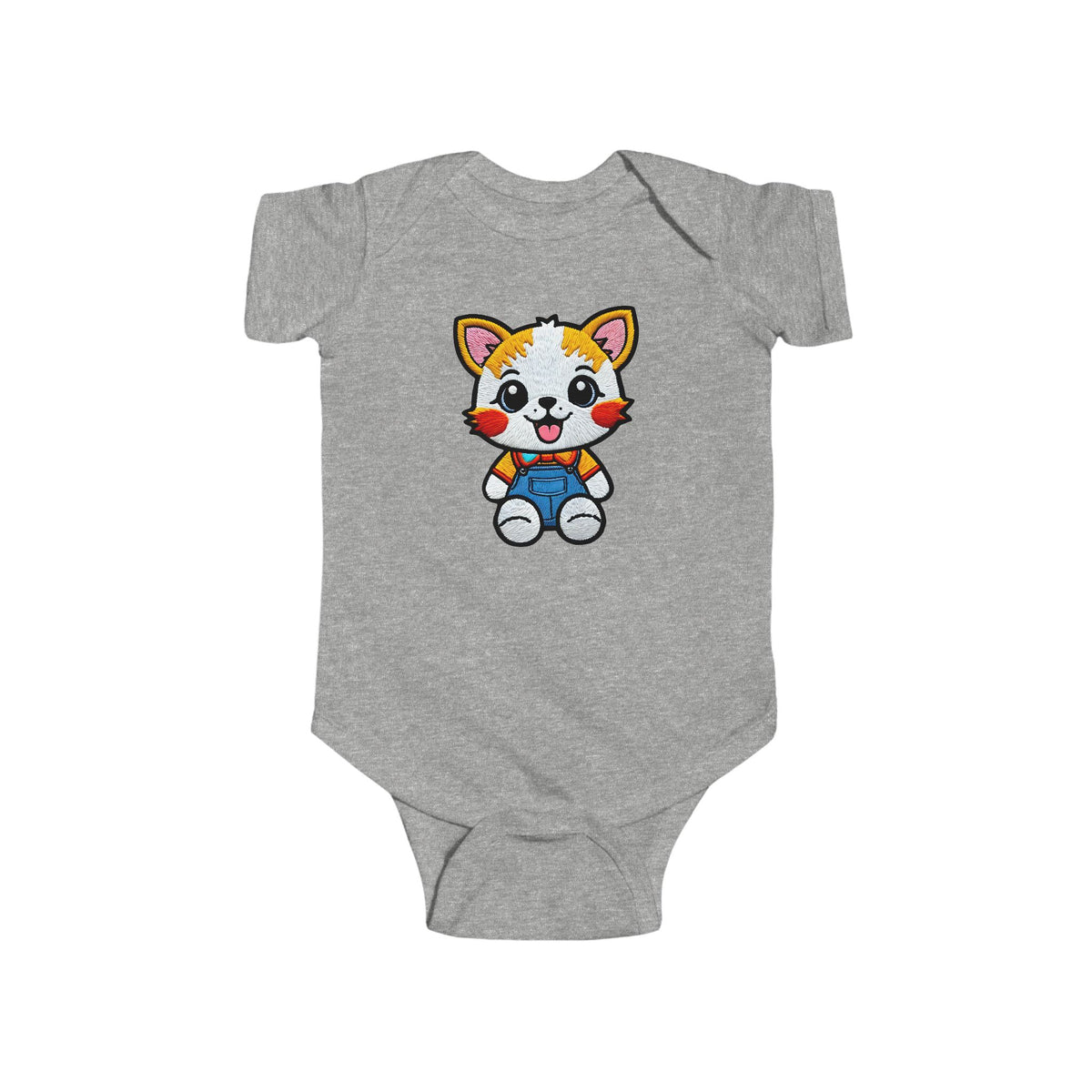 FLUFFY Infant Fine Jersey Bodysuit NB: 0 - 24 mo