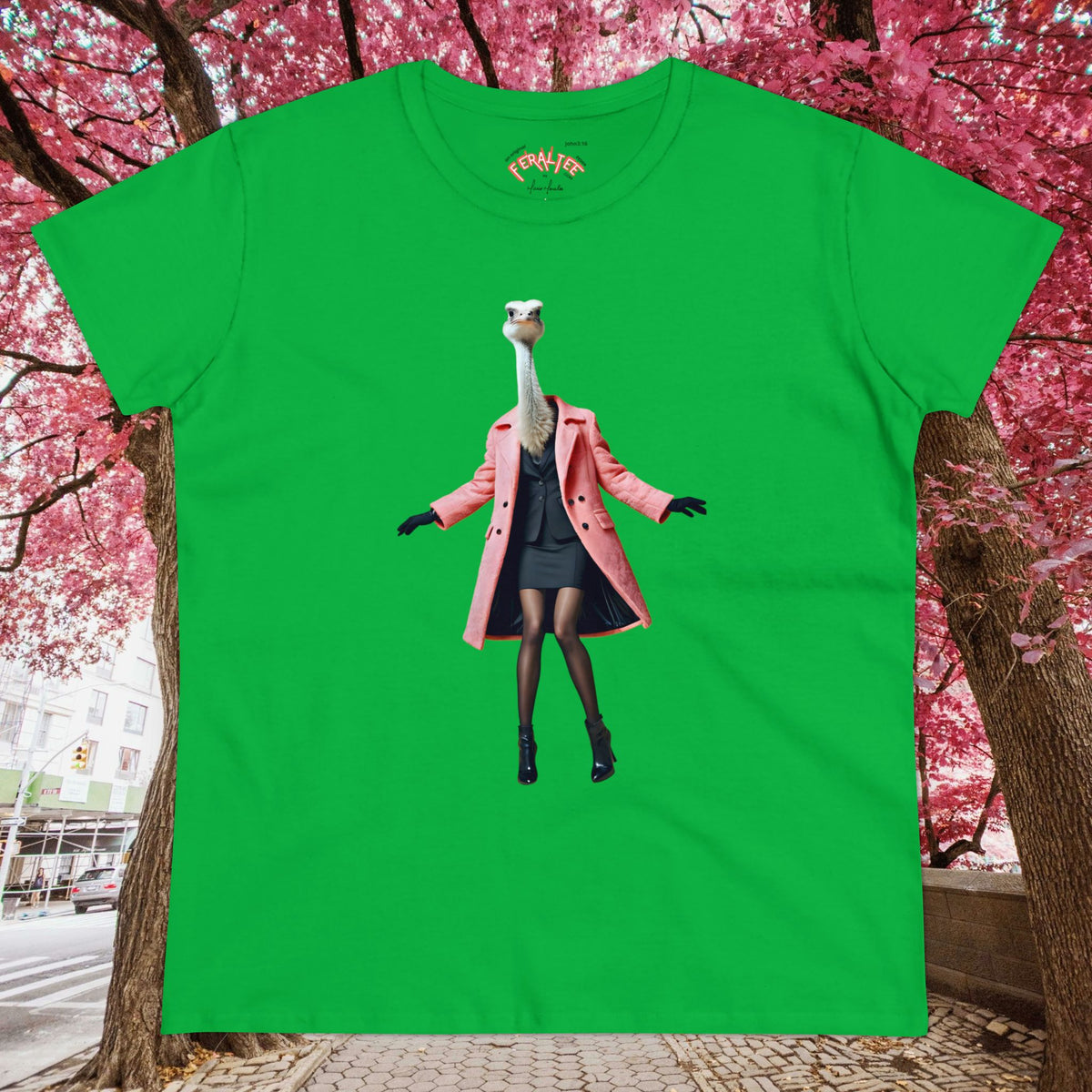 Camiseta de algodón de peso medio para mujer DUCHESS