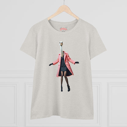 Camiseta de algodón de peso medio para mujer DUCHESS