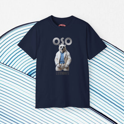 OSO-LUTIONS- Camiseta Unisex de Algodón Ultra Suave 