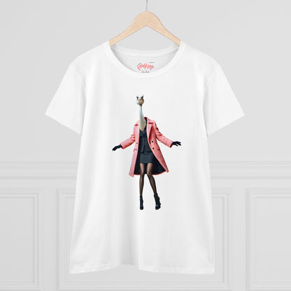 Camiseta de algodón de peso medio para mujer DUCHESS