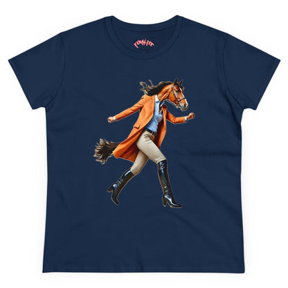JUMENT Women's Midweight Cotton Tee - 6 Colors Available