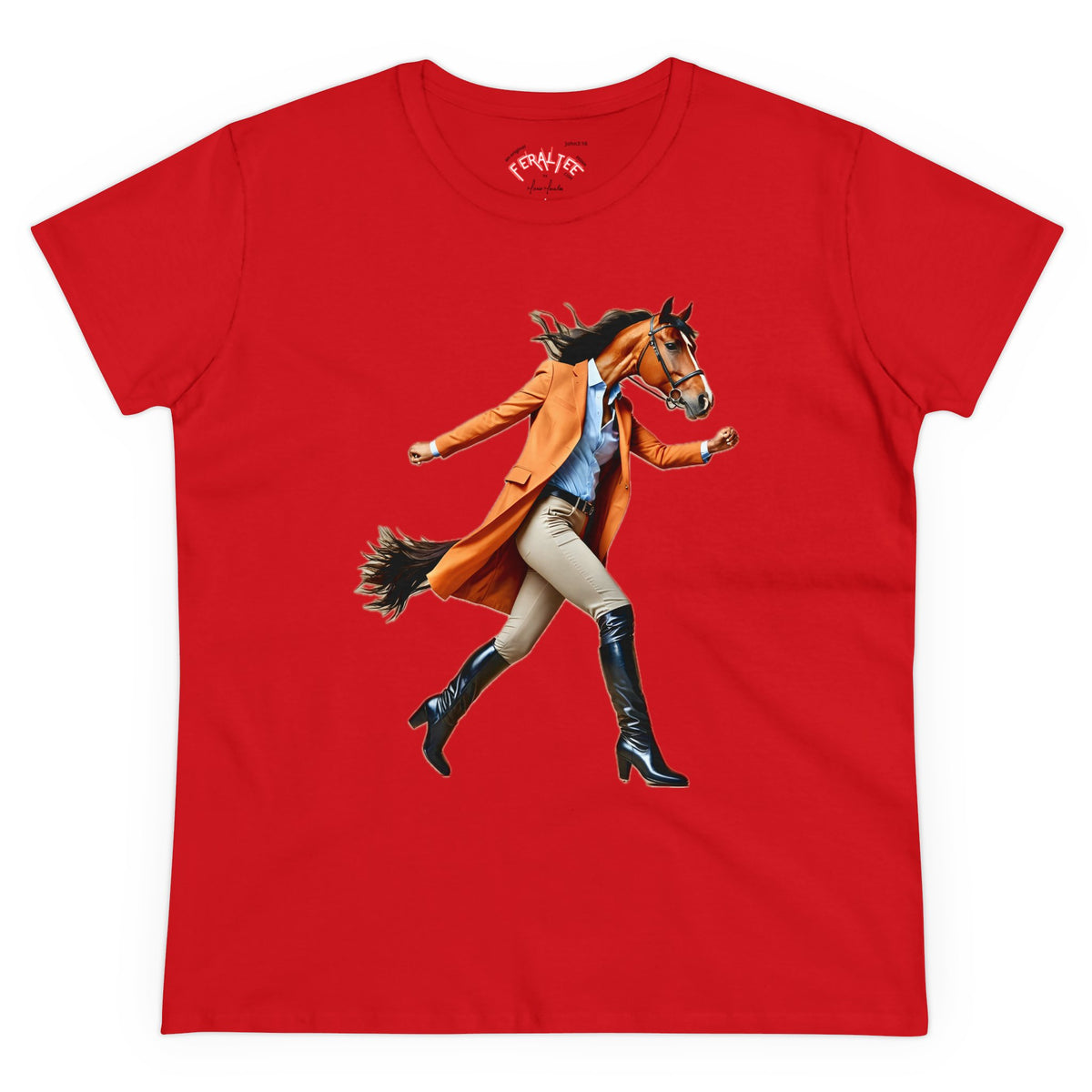 JUMENT Women's Midweight Cotton Tee - 6 Colors Available
