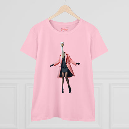 Camiseta de algodón de peso medio para mujer DUCHESS