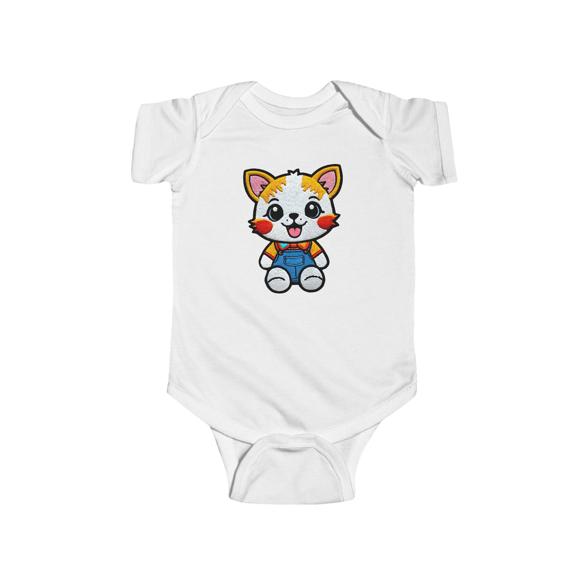 FLUFFY Infant Fine Jersey Bodysuit NB: 0 - 24 mo