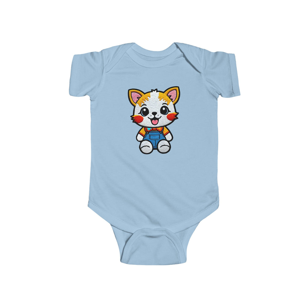 FLUFFY Infant Fine Jersey Bodysuit NB: 0 - 24 mo