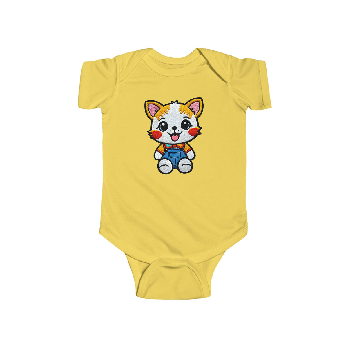 FLUFFY Infant Fine Jersey Bodysuit NB: 0 - 24 mo
