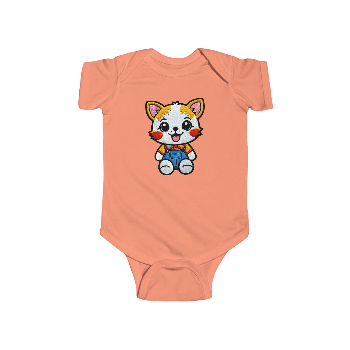 FLUFFY Infant Fine Jersey Bodysuit NB: 0 - 24 mo