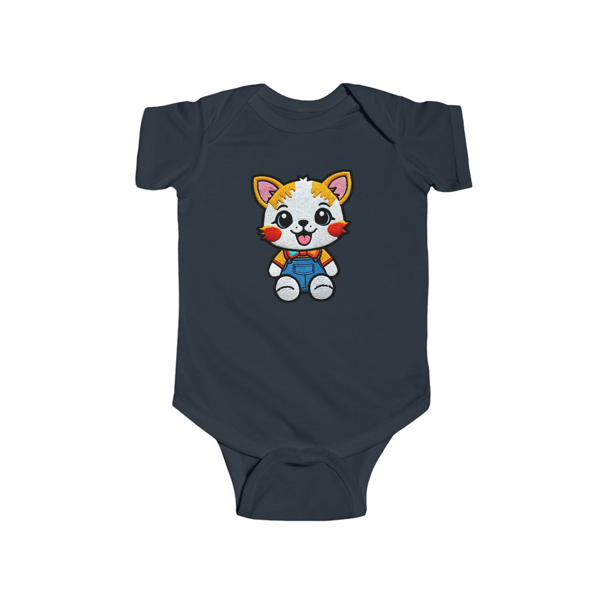 FLUFFY Infant Fine Jersey Bodysuit NB: 0 - 24 mo
