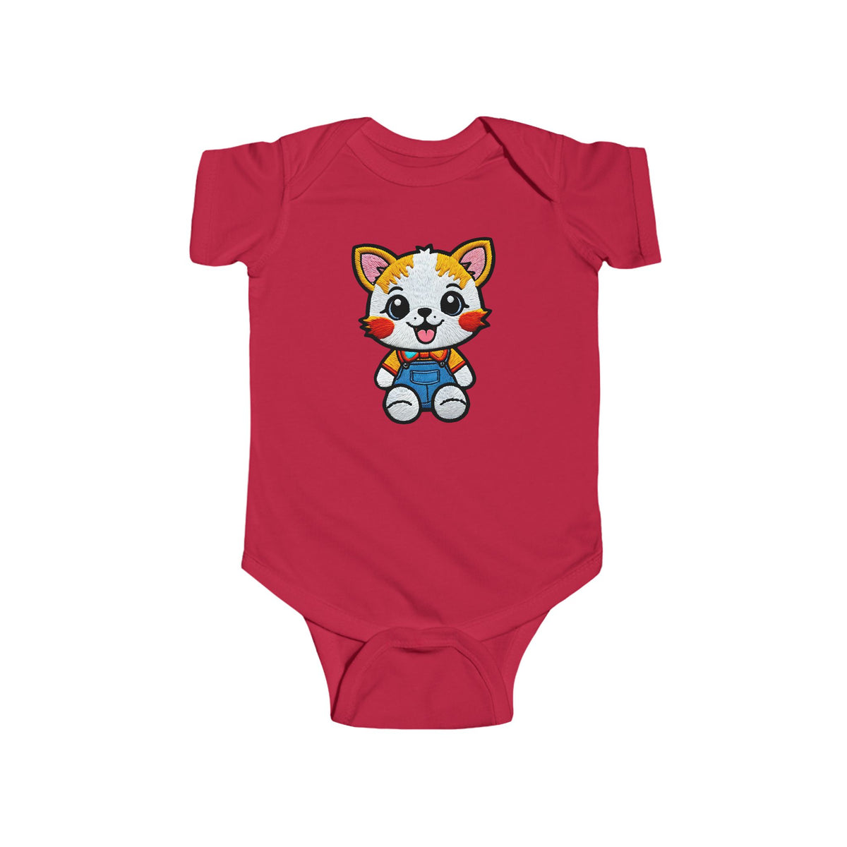 FLUFFY Infant Fine Jersey Bodysuit NB: 0 - 24 mo